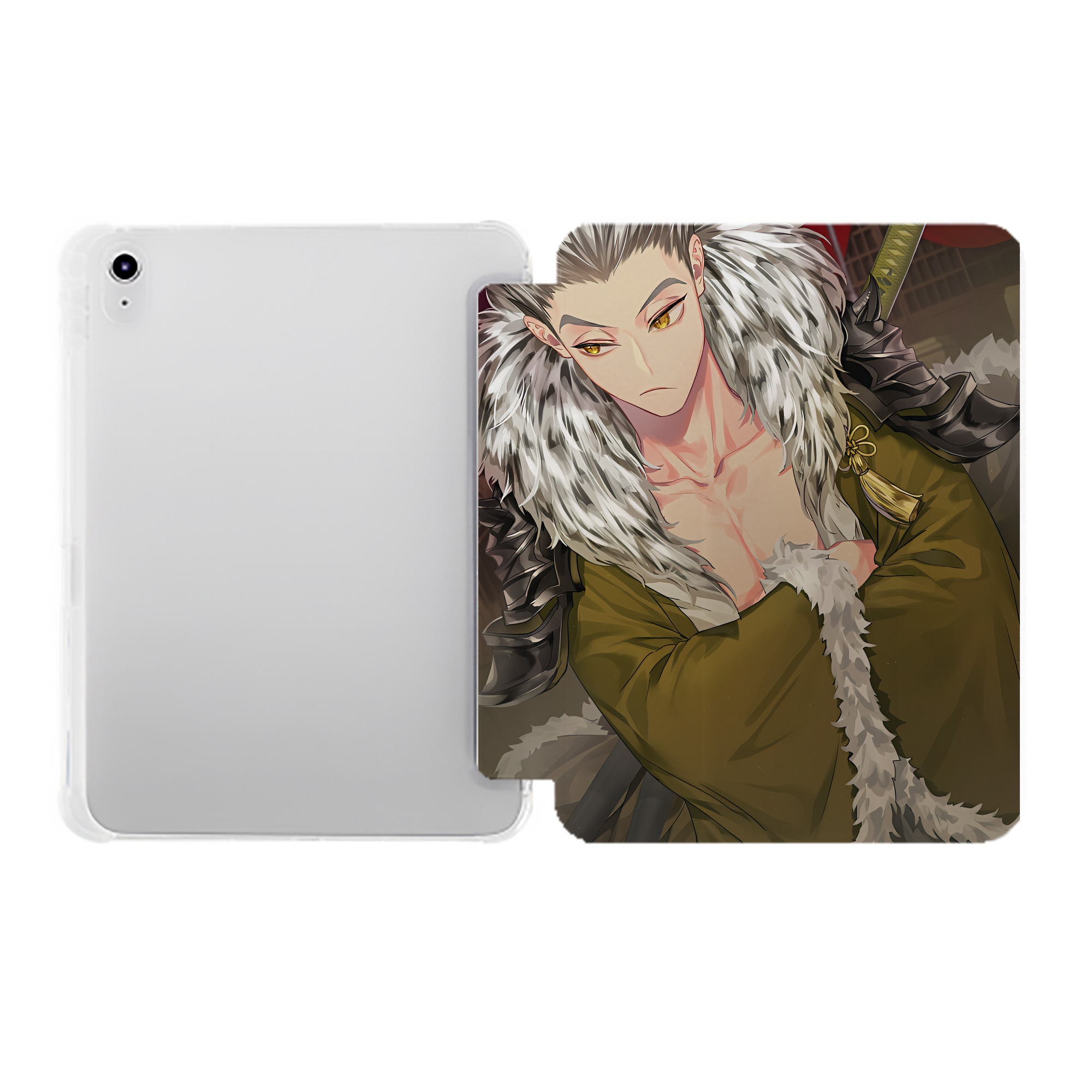 （画像用） ハイキュー!! Haikyu!! IPad ケース ペン収納付き 三つ折りスタンド PUレザー×シリコン 対応機種9.5/10.5/10.9インチ